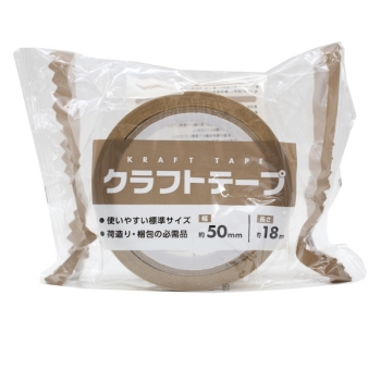 サンノート　クラフトテープ　５０ｍｍ×１８ｍ
