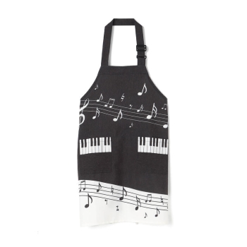 キッズ　音符柄ホルターネックエプロン