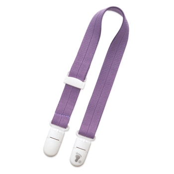 のびるクリップエプロン　パープル