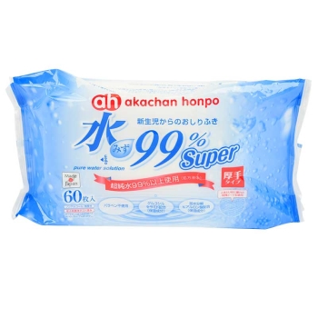 水９９％　ＳＰ　厚手おしりふき　６０枚×２個パック
