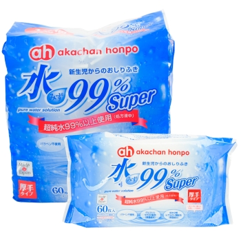 水９９％　ＳＰ　厚手おしりふき　６０枚×１０個パック