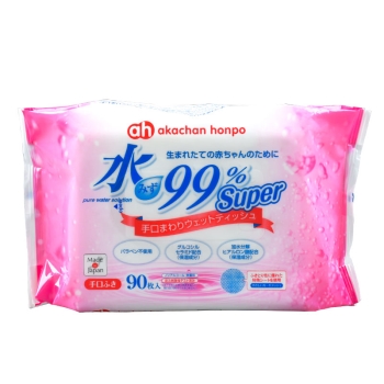 水９９％　ＳＰ　手口ウェット　９０枚×３個パック