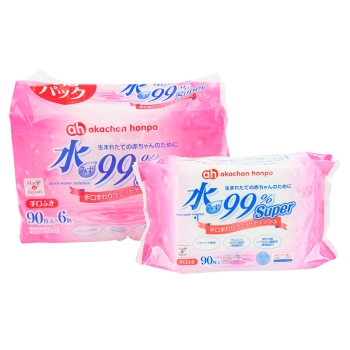 水９９％　ＳＰ　手口ウェット　９０枚×６個パック
