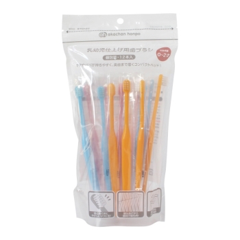 乳幼児仕上げ用歯ブラシ　１２本入