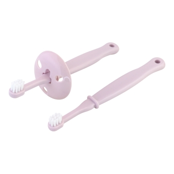 仕上げみがきにも使いやすい乳歯ブラシ　ピンク