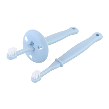 仕上げみがきにも使いやすい乳歯ブラシ　ブルー