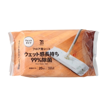 セブンプレミアムライフスタイル　フロア用お掃除シートウェット　２０枚入
