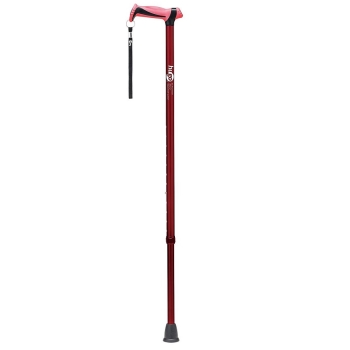 伸縮　ヒューゴステッキ　ワインレッド