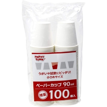 ペーパカップ　９０ｍｌ　１００個入