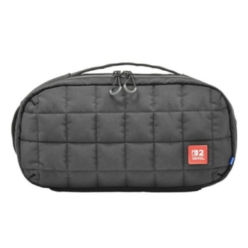 キルティングミディアムポーチ for Nintendo Switch 2(ブラック)