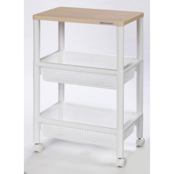 ウッドテーブルワゴン　ＷＴＷー３Ｓ　ホワイト