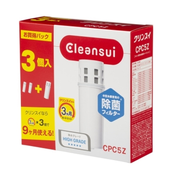 クリンスイポット型浄水器用交換カートリッジスーパーハイグレード３個組特別セットＣＰＣ５Ｚ