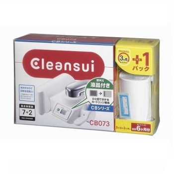 クリンスイ蛇口直結型浄水器ＣＢ０７３＋カートリッジ１個特別セットＣＢ０７３Ｗ－ＷＴ