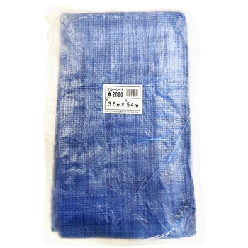 ブルーシート　２０００番３．６Ｘ５．４ｍ