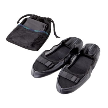 靴入れ袋つき　折りたたみ携帯スリッパ