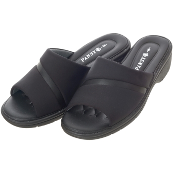 パンジー　ソフトクッション　サンダル　ブラック