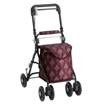 かご乗せシルバーカー　ダマスク柄