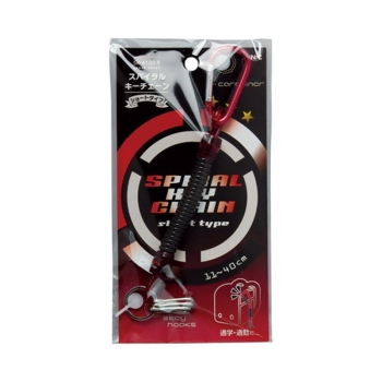 ソニック　スパイラルキーチェーン　レッド