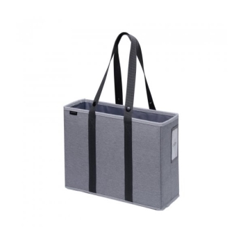 ソニック　キャビネットバッグ　１２ｃｍ幅　Ａ４ファイル対応　グレー