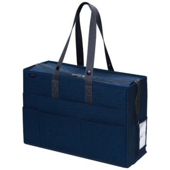 ソニック　フタ付キャビネットバッグＡ４ノートＰＣ対応　ネイビー