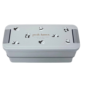 二段弁当箱　ぱんだ