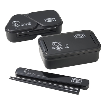 スヌーピーブラック　おにぎりランチセット　ハッピーバッグ