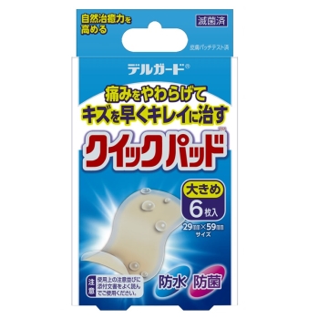 デルガード　クイックパッド　大きめ　６枚