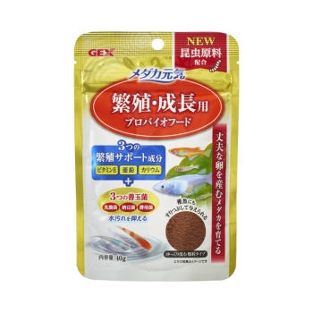 メダカ元気繁殖・成長用プロバイオフード４０ｇ