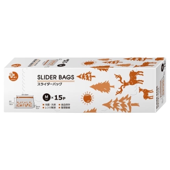 プラスプラス　デザインスライダーバッグ　Ｍ　１５Ｐ