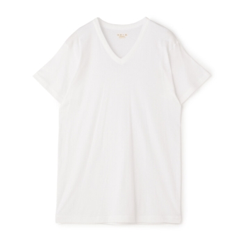 グンゼ　快適工房　紳士　フライス　半袖Ｖ首シャツ