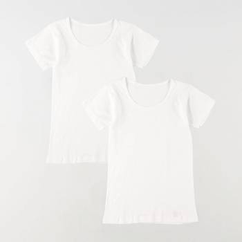 セブンプレミアムライフスタイル　キッズ　２枚組半袖丸首シャツ