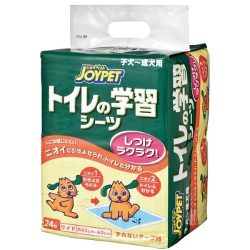ジョイペット　トイレの学習シーツ　ワイド２４枚