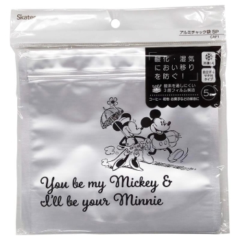 ＣＡＦ１ミッキーマウスアルミチャック袋５Ｐ