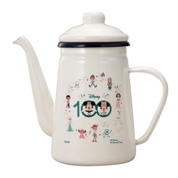 ディズニー　１００周年　ホーロー　ドリップポット