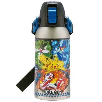 ショルダー付きダイレクトステンレスボトル　６００ｍｌ　ポケモン