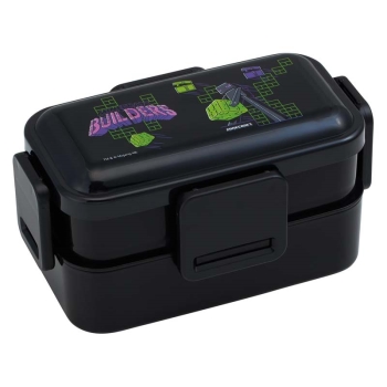 ２段ふわっフタと弁当箱　６００ｍｌ　マインクラフト　Ｔｅａｍ　Ｍａｓｃｏｔｓ