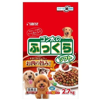 ゴン太のふっくらソフト　成犬用　２．７ｋｇ