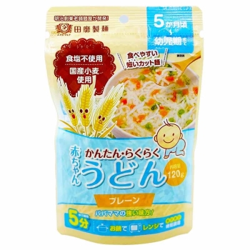 田靡製麺　赤ちゃんうどん（プレーン）120ｇ　５カ月頃から幼児期まで