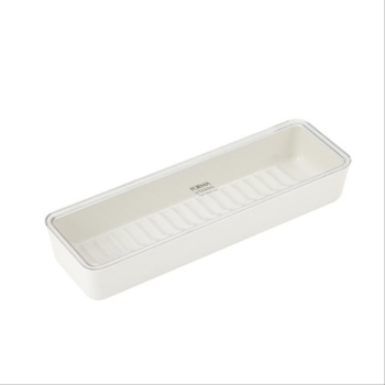 フォルマ　ふた付きカトラリーケース　ホワイト