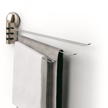 ふきん掛けステンレス3本　レバー式吸盤