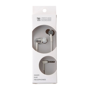 セブンプレミアムライフスタイル　インナーイヤーヘッドホン　白
