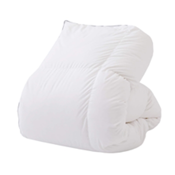 西川の日本製羽毛掛ふとん　ダブルサイズ　ダックダウン８５％　ＤＰ３４０以上　抗菌加工付き