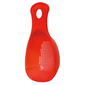 粉ふりスプーン　レッド