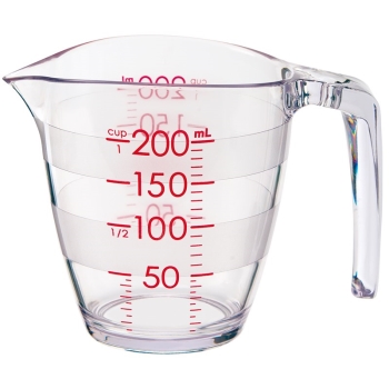 目盛りが見やすい計量カップ