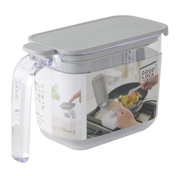 マーナ　調味料ポット　グレー