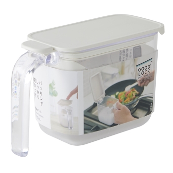 マーナ　調味料ポット　ホワイト