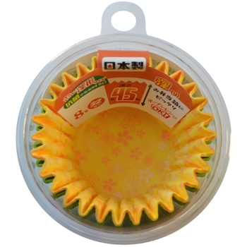 抗菌小花おかずカップ　さらに深形８号