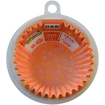 抗菌小花おかずカップ　さらに深形９号