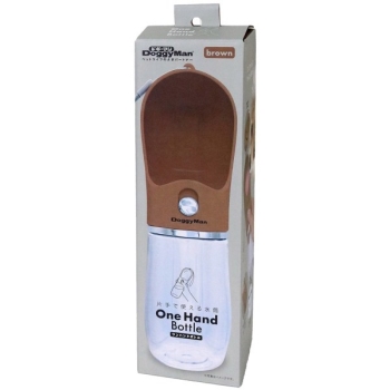 ワンハンドボトル　ブラウン