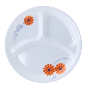 コレール　オレンジマーガレット　ランチ皿大